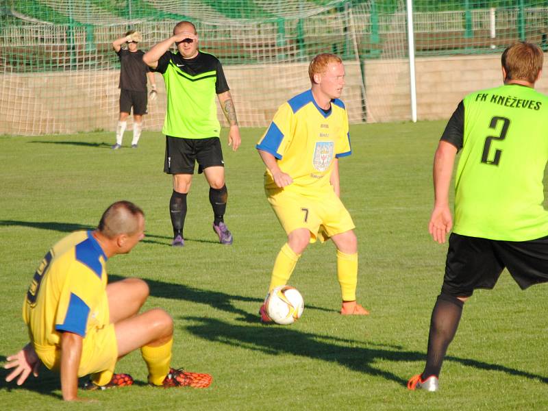 FK Kněževes - SK Rakovník 2:4 (1:2). Postupuje Rakovník