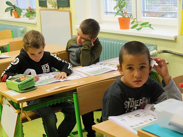 Prvňáčci z Čisté ve školním roce 2019/2020.