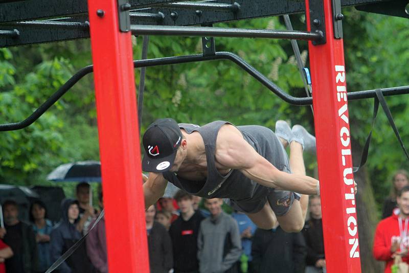 Pátý ročník Street workout Battle v Čermákových sadech.