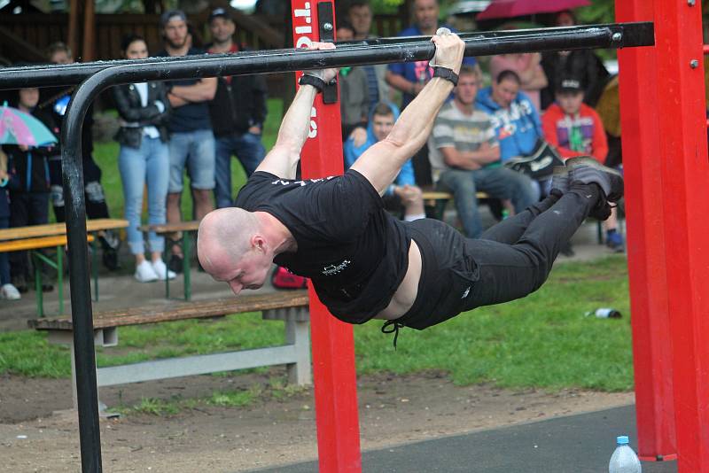 Pátý ročník Street workout Battle v Čermákových sadech.