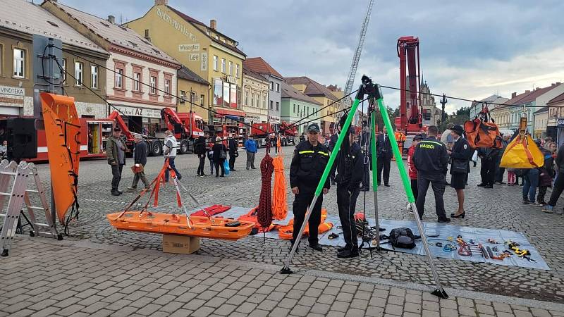 Oslavy 50 let od založení hasičské zbrojnice v Rakovníku.