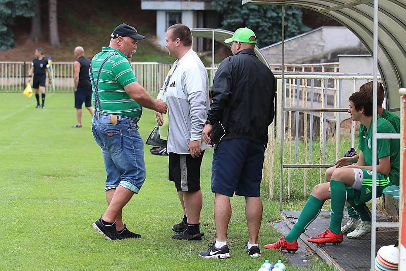 Z fotbalového utkání I.B třídy SK Rakovník B - Hostouň B (2:5)