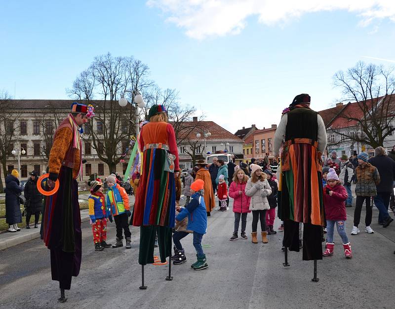 Masopustní veselí v Novém Strašecí.