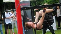 Pátý ročník Street workout Battle v Čermákových sadech.