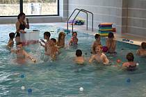 Děti ze Základní školy a Mateřské školy v Lišanech zahájily ve středu dopoledne v rakovnickém aquaparku plavecké lekce v rámci tělesné výchovy.