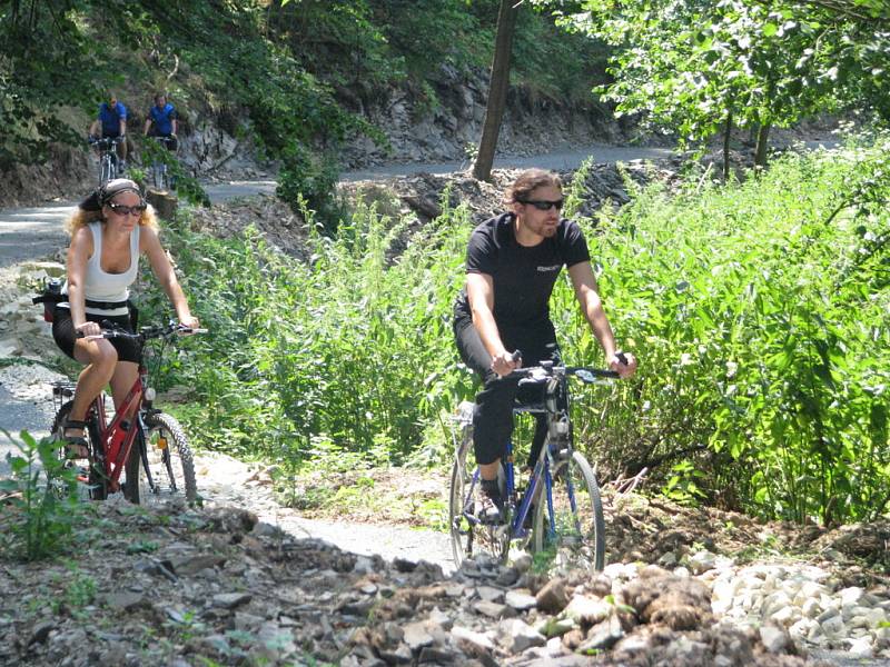 První cyklisté se vydali z Městečka do Křivoklátu