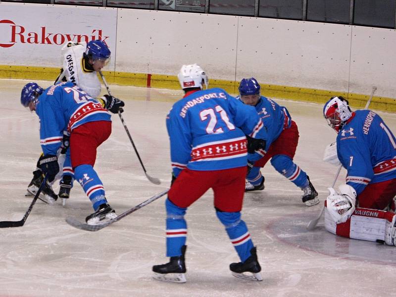 Hokejisté HC Rakovník zdolali v 6. kole krajské ligy Slaný 5:4.