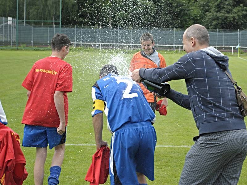 Finále okresního poháru dorostu mezi SK Pavlíkov - Sparta Řevničov. Pavlíkovští vyhráli dvakrát (5:1 a 2:0)