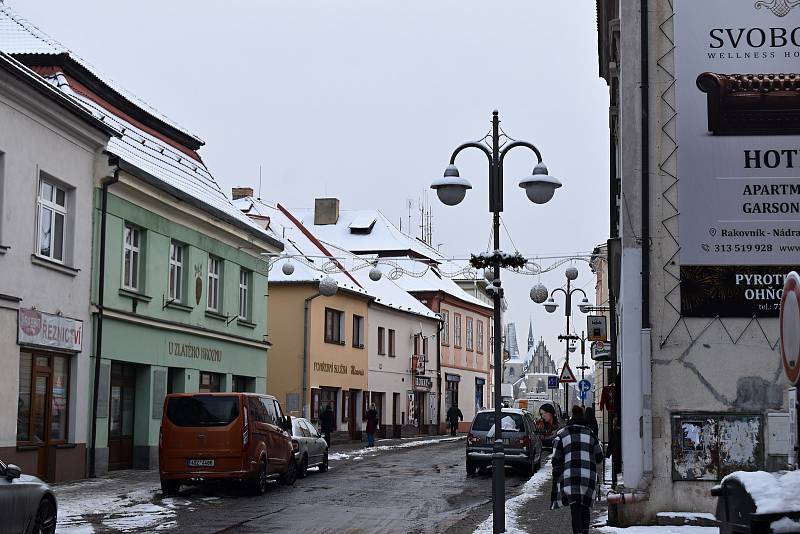 Palackého ulice v Rakovníku.