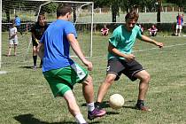 Turnaj v malé kopané v Kounově ovládli fotbalisté Hředel.