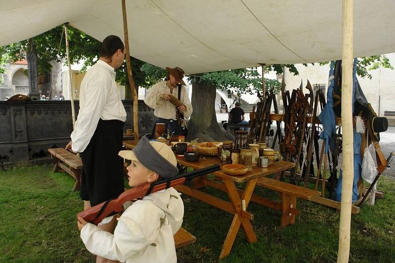 Obsazení Křivoklátu švédským historickým vojskem se nakonec obešlo bez boje.