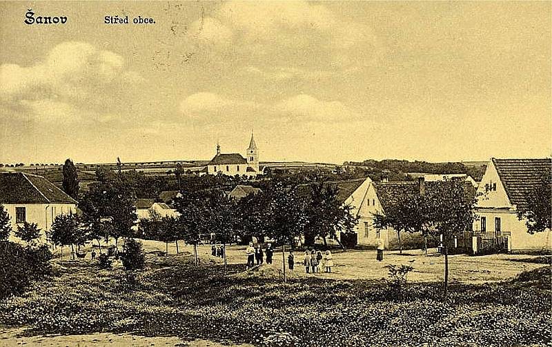 Pohled na Šanov z roku 1921.