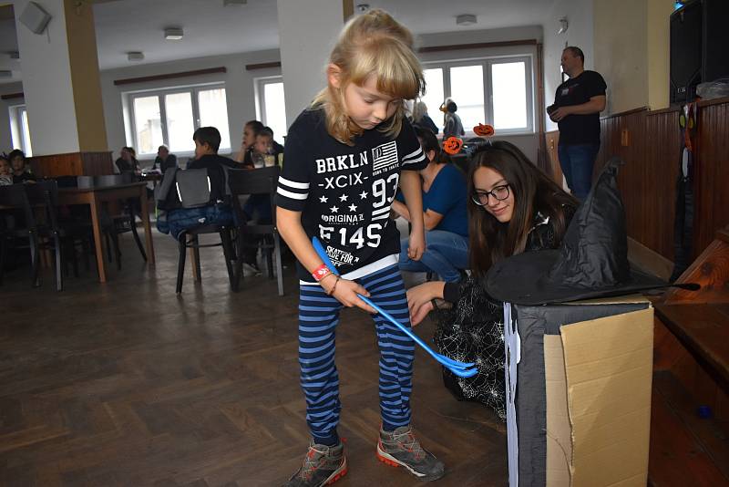 Halloweenské odpoledne v Kulturním domě Pavlíkov.