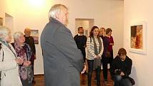 Komentovaná prohlídka výstavy Zdeňka Kříže v Rabasově galerii v Rakovníku.