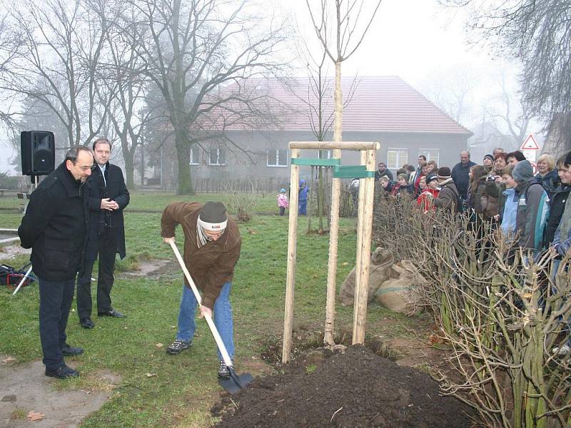 Slavnostní otevření obnovy luženského parku