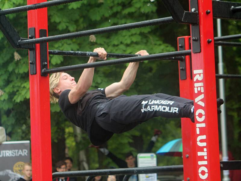 Pátý ročník Street workout Battle v Čermákových sadech.