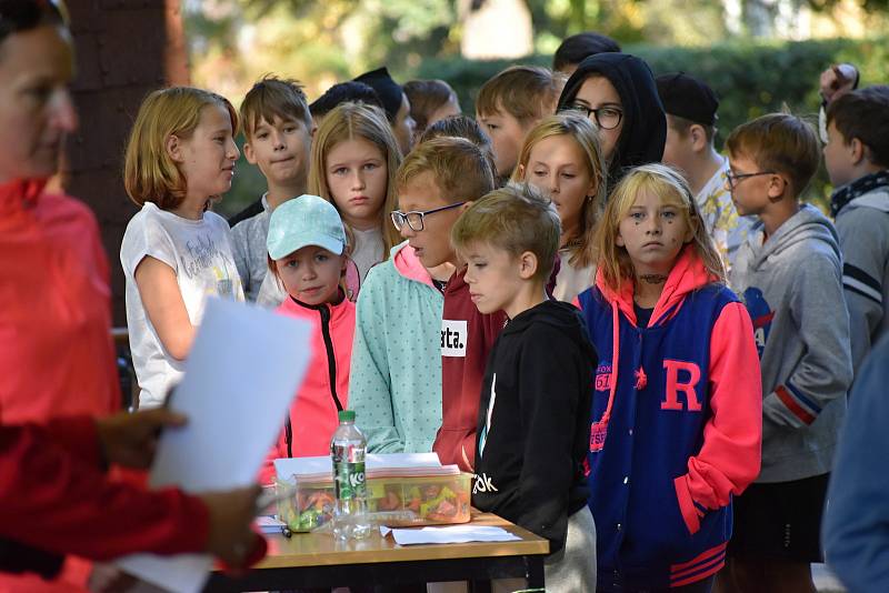 Den orientace v přírodě v Čermákových sadech v Rakovníku.