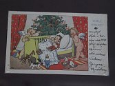 Výstava novoročních a vánočních pohlednic