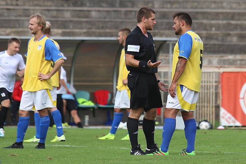 Z fotbalového utkání I.A třídy SK Rakovník B - Chlumec (0:3)