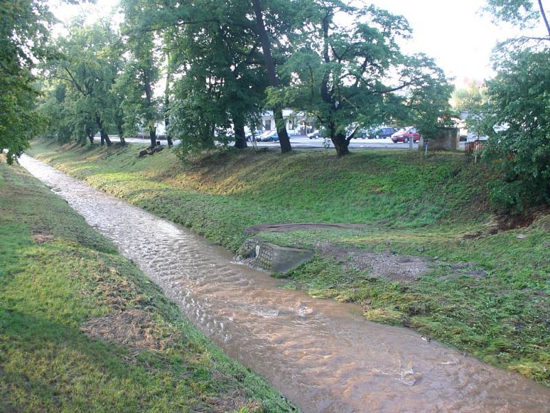 Čtvrteční ráno po noční bouřce v Rakovníku