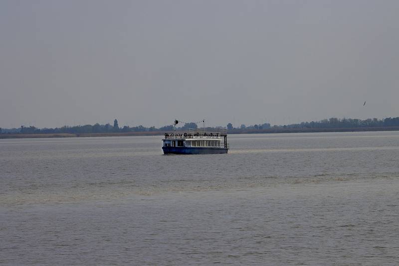 Neziderské jezero v Rakousku.