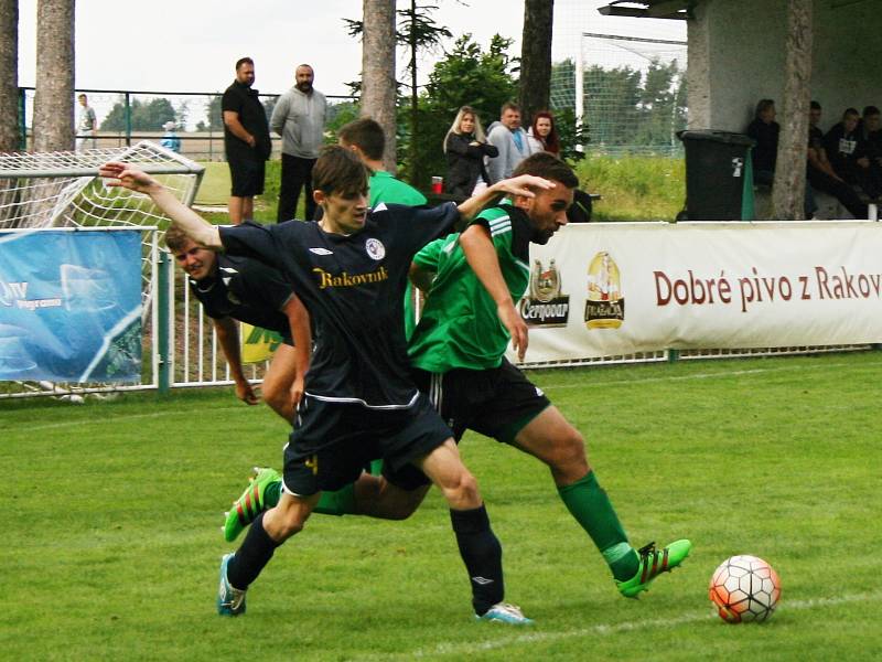 Městské derby rezerv v nejnižší krajské soutěži ovládl rakovnický SK, který zvítězil nad Tatranem 3:1.