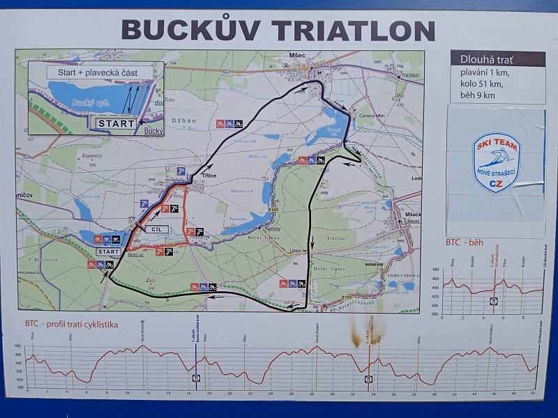 Poslední červencovou sobotu se cyklohlídka podílela na zajištění veřejné sportovní akci Buckův triatlon.