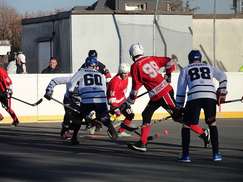 Hokejbalisté Rakovníka prohráli doma s Alpigem Kladno 1:4.