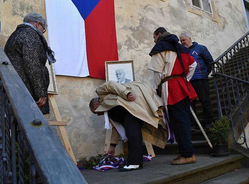 Na hradě Křivoklát si připomněli výročí od založení samostatného československého státu.