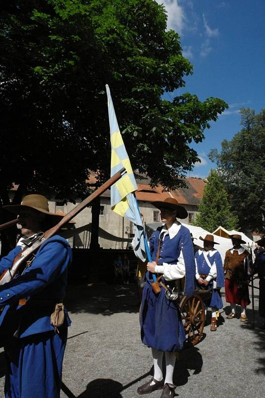 Obsazení Křivoklátu švédským historickým vojskem se nakonec obešlo bez boje.