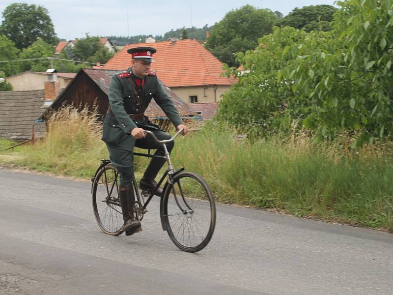 Rekonstrukce zatčení Jaroslava Fraňka gestapem a otevření jeho pamětní síně