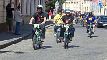 Druhé setkání majitelů mopedů Stadion v Rakovníku a na Křivoklátě