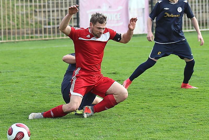 Z fotbalového utkání I.B třídy SK Rakovník B - Zavidov (3:3, PK 3:2)