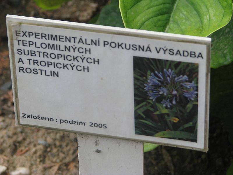 Botanická zahrada v Rakovníku.