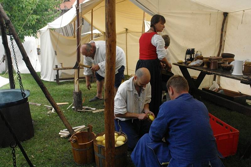 Obsazení Křivoklátu švédským historickým vojskem se nakonec obešlo bez boje.