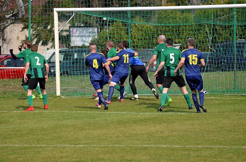 Z utkání fotbalového okresního přeboru Lubná - Olešná (2:0)