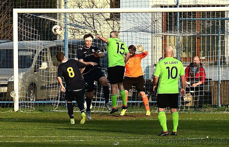 Z fotbalového utkání I.B třídy Lány - SK Rakovník B (4:1)