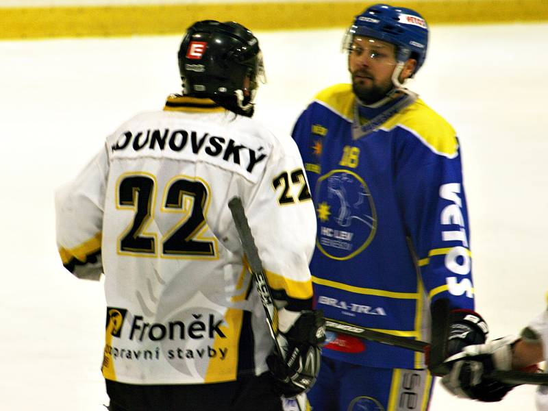 HC Rakovník - HC Lev Benešov 3:6, čtvrtfinále play off KLM 2017