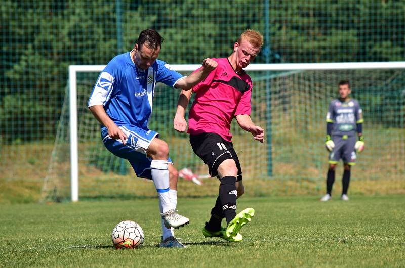 Přátelské utkání: Tatran Rakovník - FK Králův Dvůr.