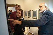 Ve středu 18. října proběhla v Rabasově galerii komentovaná prohlídka výstavy Proměny geometrie.