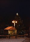 Vánoční strom ve městě Nové Strašecí.