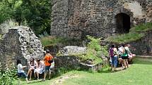 Hrad Krakovec je v létě v obležení turistů. Návštěvnost je srovnatelná s tou loňskou, kdy byla rekordní.