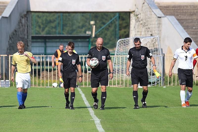 Z fotbalového utkání I.A třídy SK Rakovník B - Tochovice (0:2)