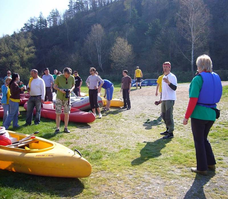 Čistá Berounka v roce 2010.