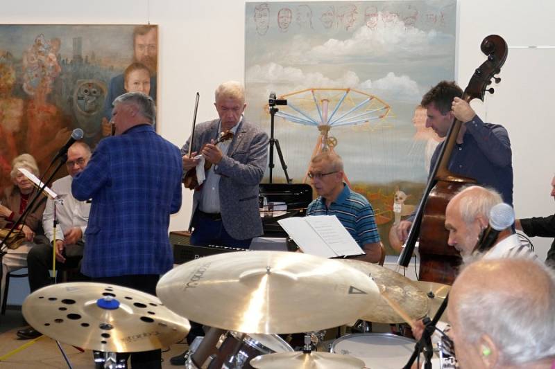 Druhý koncert v rámci cyklu Jazzové léto v Galerii Anderle byl opravdu vydařený.