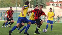 Z fotbalového utkání České fotbalové ligy SK Rakovník - Domažlice (1:0)