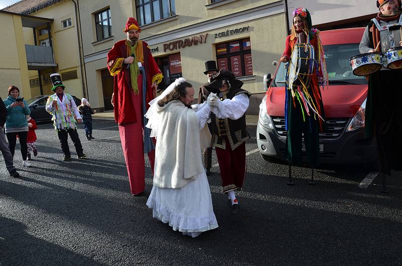 Masopustní veselí v Novém Strašecí.