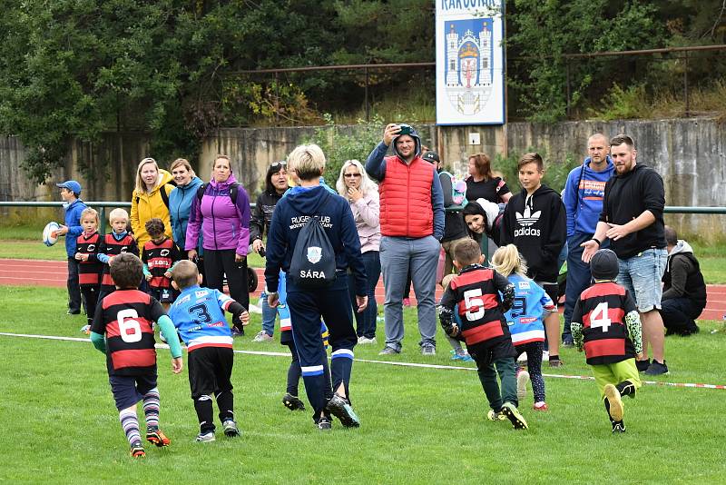 Na hřišti na Zátiší v Rakovníku se uskutečnil Dětský sportovní den, který uspořádali rakovničtí ragbisté.