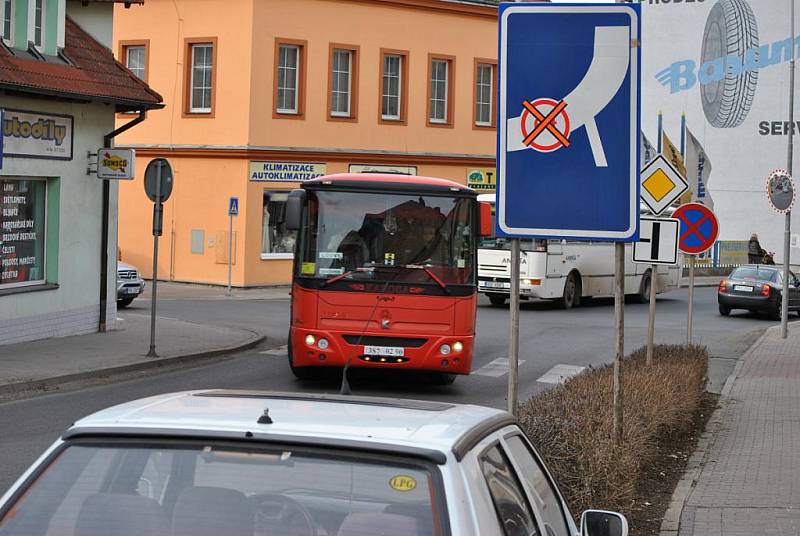 Křižovatka v ulici Ottova