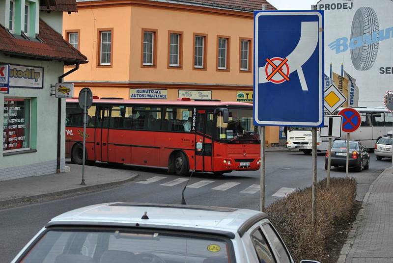 Křižovatka v ulici Ottova